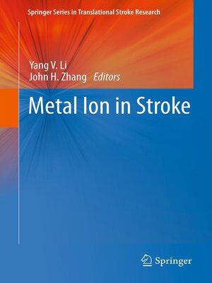 cover image of Metal Ion in Stroke